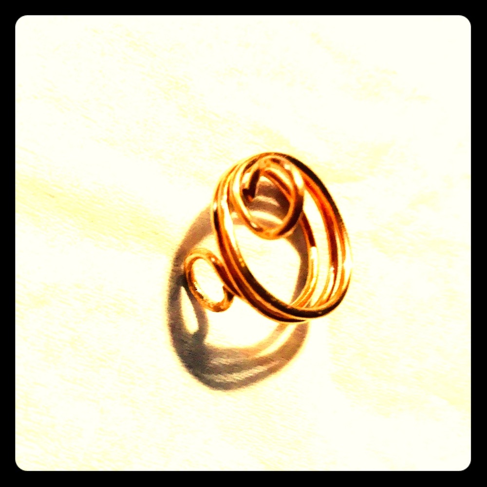 Copper Circular Style Ring Handmade